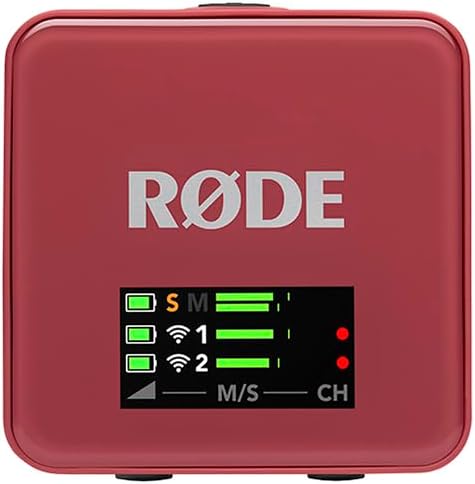 RØDE Wireless GO (Gen 3) – Compact Wireless Mic – Pristine Audio, 32-bit Float Recording, Automatic Level Control, for Phones, Cameras and Computers (Rose) - Image 4