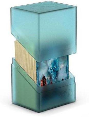 Ultimate Guard Boulder 80+ Classic, Deck Case for 80 Double-Sleeved TCG Cards, Malachite, Secure & Durable Storage for Trading Card Games, Soft-Touch Finish by UltimateGuard