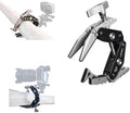 HEIPI C100 Super Clamp, Max Clamping 3.93" with 1/4"-20 & 3/8"-16 Screw | 2-in-1 clamp & stand design. Max clamping 3.93"/10cm.Compatible with phone, action camera, DSLR. Universal tripod accessories by HEIPIVision