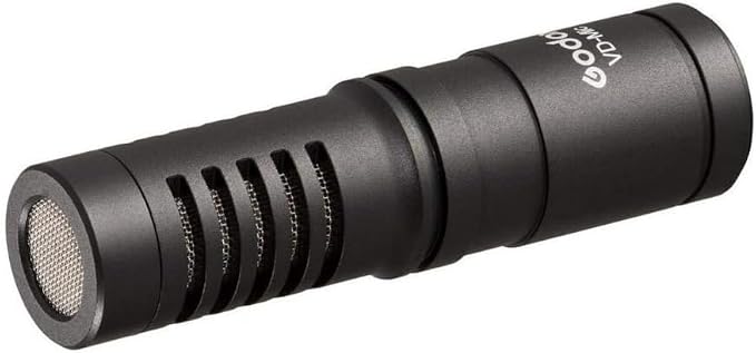 GODOX VD-Mic 8cm Compact Directional Shotgun Microphone (Black) | Extended Frequency Response, And Durable, Sound Pick-up, Complete Accessories, Universal Compatibility, High, Sensitivity by GODOX