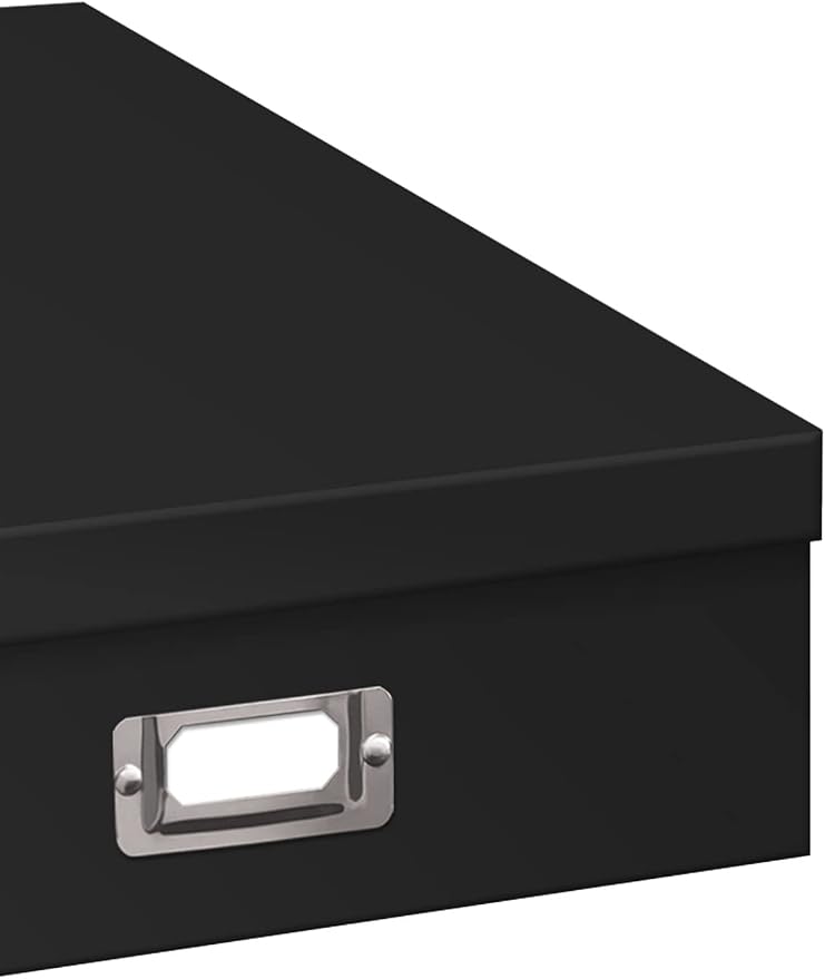 Pioneer Jumbo Scrapbook Storage Box, Black, 14.75 Inch x 13 Inch x 3.75 Inch (Pack of 6) - Image 3