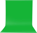 Hemmotop Chromakey Green Screen Backdrop, 6x9ft Background Fabric | Solid Chroma Green, Polyester Cloth, Perfect for Streaming Video Calls Zoom Studio, Ideal for Content Creators, Photography by Hemmotop