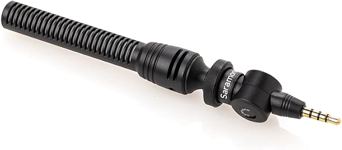 Saramonic Unidirectional Micro-Shotgun Microphone with 3.5mm TRRS Output for Smartphones, Tablets, Computers and More with a 3.5mm Headphone Port (SmartMic5S) - Image 5