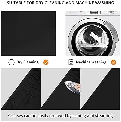 10x10 FT Black Photo Backdrop 100% Polyester Photography Background | Non-Reflective, Wrinkle-Resistant, Foldable Washable Black Sheet for Professional Photoshoot Portraits Party Video Studio - Image 6