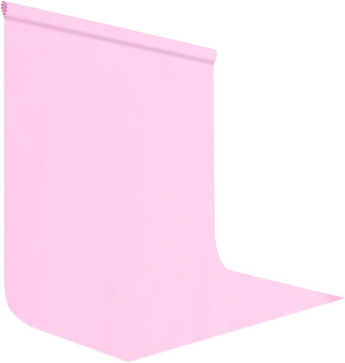 Pink Photography Backdrop for Photoshoot, Fabric 10x10ft | Polyester Studio Photo Backgrounds, Non Reflective, Easy to Hang, for Portrait Shoot, Product, Party Decor, Video Creation by LYLYCTY