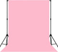 Pink Photo Backdrop Fabric Professional Background 8x10ft Valentine's Day | Seamless Design eliminates Wrinkle Portrait Photography Wedding Dark Theme Decorations by MIZSYE