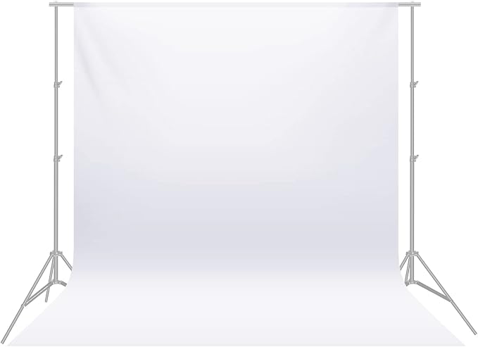 NEEWER 10 x 12FT / 3 x 3.6M PRO Photo Studio Premium Polyester Collapsible Backdrop Background for Photography, Video and Television (Backdrop ONLY) - White by Neewer