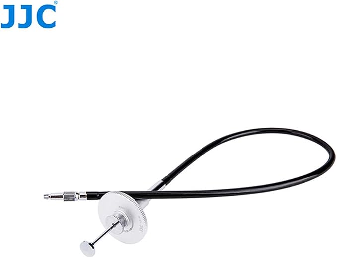 JJC TCR-40S Silver 40cm Threaded Cable Release, Mechanical Shutter Release Cable, Bulb-Lock Design for Long exposures - Image 4