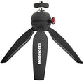 Manfrotto MTPIXIMII-B, PIXI Mini Tripod with Handgrip for Compact System Cameras, for DSLR, Mirrorless, Video, Made in Italy, Technopolymer and Aluminum, Black by Unknown