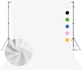 White Photography Backdrop for Photoshoot, Fabric 8x10ft | Versatile Studio Photo Backgrounds, Non Reflective, Easy to Use, for Portraits, Product, Party, Video Creation by TERSUM