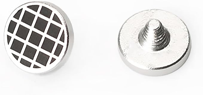 Grid Pattern Camera Metal Shutter Button for FUJIFILM X100VI X100V X-T4 X-T3 X-E4 X-T50 X-T30II hot Shoe Cover Shutter Decorative Set (Aluminum Alloy-Shutter Decorative Button) by DBZZ