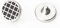 Grid Pattern Camera Metal Shutter Button for FUJIFILM X100VI X100V X-T4 X-T3 X-E4 X-T50 X-T30II hot Shoe Cover Shutter Decorative Set (Aluminum Alloy-Shutter Decorative Button) by DBZZ