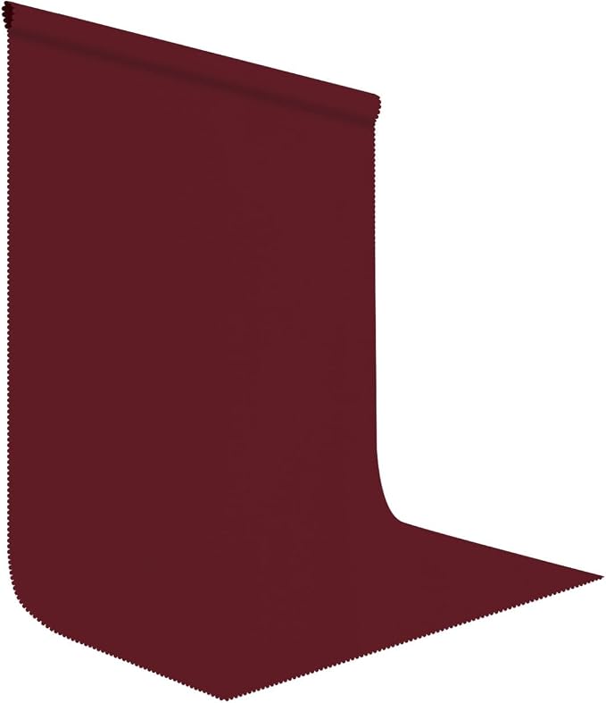 Burgundy Photography Backdrop for Photoshoot, Fabric 6x9ft | Polyester Studio Photo Backgrounds, Non Reflective, Easy to Hang, for Portrait Shoot, Product, Party Decor, Video Creation by LYLYCTY