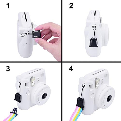 Sunmns Camera Neck Shoulder Strap for Instax Mini 13 Camera | Compatible with Fujifilm Mini 12 11 9 8 90 41 Instant Film Camera, Rainbow - Image 7