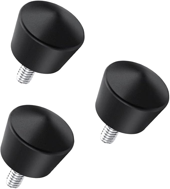 K&F CONCEPT Universal Anti-Slip Rubber Tripod Foot Spikes | Compatible with 1/4 inch Thread Tripod Monopod Legs Feet Replacement Parts, 3 PCS, TQ23 - Image 4