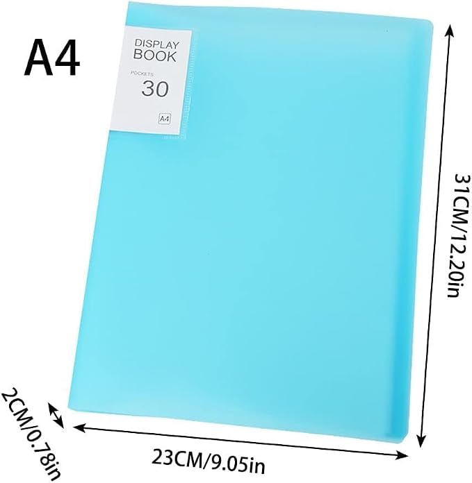 Purple Diamond Storage Book - A4 Portfolio Folder for 60 Picture Pics, 30 Pages, Art Portfolio Presentations Folder - 12.2x9.1in - Image 8