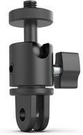 Aluminum 360 Degree Rotation Camera Mount, 1/4 Screw Adjustable Adapter Mount, Compatible with GoPro Hero 12/11/10/9/8/7, DJI, Sony, Xiaomi yi and Other Action Cameras by SKEZN