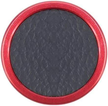 FocusFoto 2-Pack Camera Shutter Button PU Leather Soft Shutter Release Button Fits for Fuji X-M5 X-T50 X100VI X-T5 X-T4 X-T3 X-T30 II X-E3, for Nikon ZF DF, for Leica M10 M9 M8 M7 (Red with Black) - Image 8