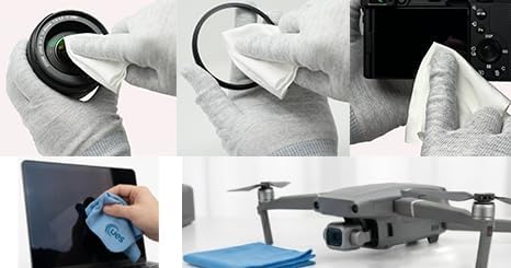 UES 21-in-1 Professional Full Frame Camera Cleaning Kit with a Travel Case | Lens & Sensor Cleaner, Air Blower, Lens Cleaning Pen, Microfiber Lens & Screen Cloth & Tissue, 10 Full Frame 24mm Swabs - Image 4