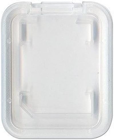 eTECH Collection Clear Plastic SD/SDHC/SDXC/Secure Digital Memory Card Case Holder Compatible for SanDisk/Kingston/Transcend/Samsung Memory Card (100 Pack) by Unknown