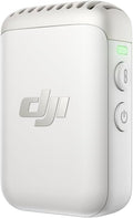 DJI Mic 2 Transmitter (Pearl White), Wireless Microphone | Noise Cancelling, 14-Hour Internal Recording, 6-Hour Battery, Magnetic Attachment, Bluetooth Microphone, YouTube, Vlogs by Unknown
