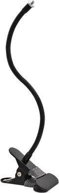 Indoor Outdoor Security Camera Flexible Clip Mount, Black | Universal 1/4"-20 threaded clamp bracket, fits Ring/Blink/Wyze/Arlo and more, 40cm adjustable gooseneck arm by Holicfun