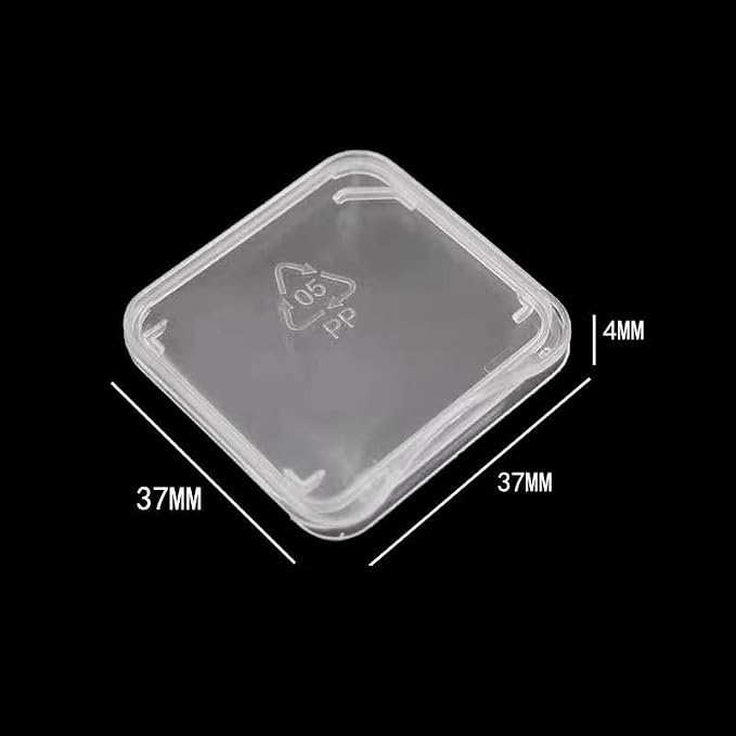 10 pcs SD MMC / SDHC PRO DUO Memory Card Plastic Storage Jewel Case (memory card not included) - Image 3