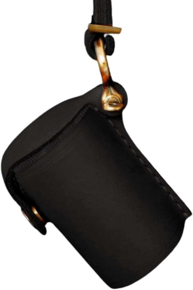 ZVZKC Leather 35mm Film Case Keychain, 35mm Film Holder Film Canisters with Caps for Film Photography & Gifts,H1.96in (Black) - Image 7
