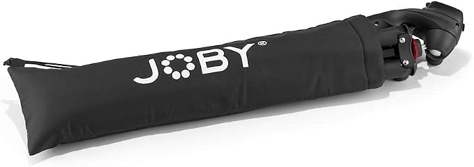 Joby Compact Action Tripod, Camera Tripod with Ball Head, Universal ¼-20” Quick Release Mount and Carrying Bag, for CSC,DSLR, Mirrorless Cameras, Colour: Black, 1.5kg Capacity - Image 8