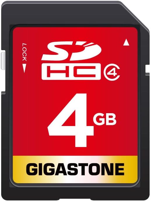 GIGASTONE 4GB SD Card, Speed Up to 20MB/s, SDHC UHS-I Class 4 Memory Card for Photo Video Music Voice File DSLR Camera DSC Camcorder Recorder Playback PC Mac POS, with 1 Mini case by Gigastone