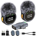 Wireless Lavalier Microphone for iPhone - iPad, Android Phone Computer, Mini Microphone for Live Streaming, Video Recording, Outdoor or Indoor Interviews, YouTube, TikTok, Vlog (H25) by Unknown