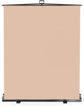 【Easy Set Up】 RAUBAY 59.8 x 82.7in Collapsible Beige Backdrop Screen | Portable Retractable Panel Photo Nude Background with Stand for Video Conference, Photographic Studio, Streaming by RAUBAY