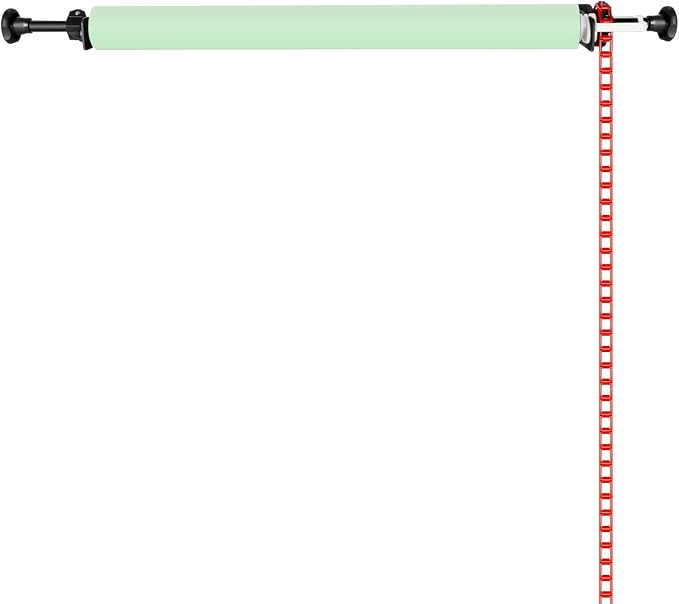 NEEWER Photography Single Roller Wall Mounting Manual Background Support System with 2 x Single Hook, 2 x Expand Bar, 1 x Chain, Load Capacity: 22lb/10kg by Neewer
