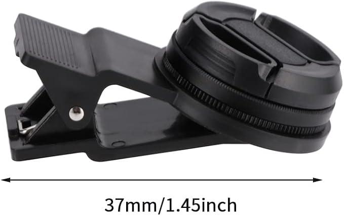 37mm CPL Filter Universal Polarizer Filter Clip-On Circular Polarizer Lens Filter, Polarizing Lens Compatible with Most Mobilephone Models(Color:Black) - Image 2