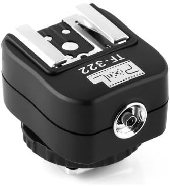 PIXEL Flash Hot Shoe for Nikon, TF-322 Flash Hot Shoe Sync Adapter with Extra PC Sync Port Dedicated for Nikon DSLR Shoe Mount Camera & Flashgun - Image 2