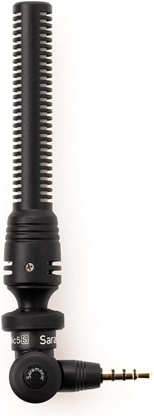 Saramonic Unidirectional Micro-Shotgun Microphone with 3.5mm TRRS Output for Smartphones, Tablets, Computers and More with a 3.5mm Headphone Port (SmartMic5S) - Image 4