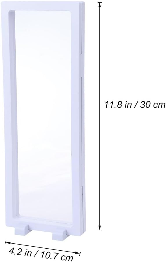 Gatuida Shadow Boxes Display Cases Jewelry Display Box 3d Effect for Store Home 11x30cm (Without Base) - Image 4
