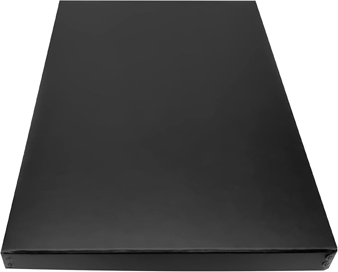 Lineco Museum Archival Storage Box, Drop Front, 13.75x19.75x1.5 in, Black | Acid-Free with Metal Edge, Preserves Picture Longevity, Organize Photos, Newspapers, Prints, Documents, Crafts, DIY by Lineco