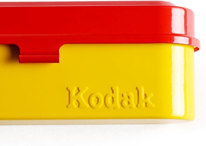 KODAK Film Case - for 5 Rolls of 35mm Films - Compact, Retro Steel Case to Sort and Safeguard Film Rolls (Film is not Included) (Red) - Image 6