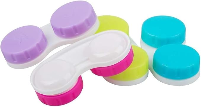 KISEER 36 Pack Colorful Contact Lens Case Box Holder Container Soak Storage Kit - Image 4