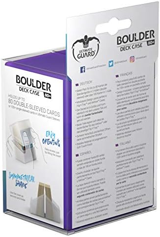 Ultimate Guard Boulder Deck Case 80+ Std. Size Amethyst - Image 2