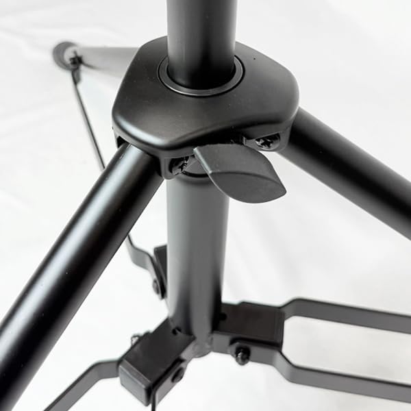 AxcessAbles AXCMB-T Heavy Duty Microphone Boom Stand with Weighted Tripod Base | 80.5-inch Height Overhead Mic Stand | 65.5-Inch Boom Arm Stand | Shotgun Video Mic Stand | All Metal Construction - Image 8