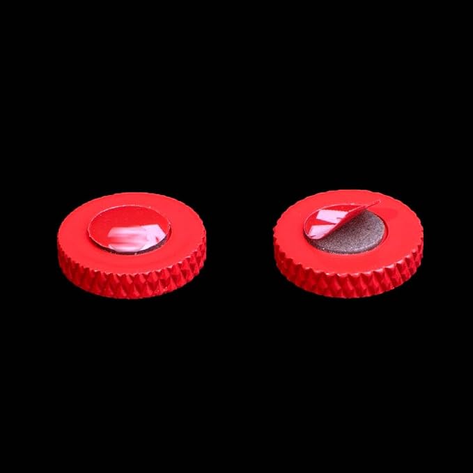 Camera Soft Release Shutter Button Cap Flat Surface Red(2 Pack) | compatible with Sony ZV-1 ZV1 RX100M7 RX100M6 RX100M5 RX100M4 RX100M3 A6000 A6100 A6300 A6400 A7R A7S A7 Cameras - Image 2