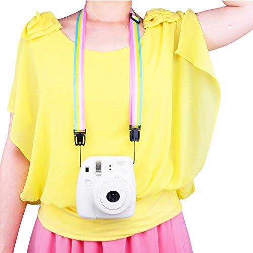 Sunmns Camera Neck Shoulder Strap for Instax Mini 13 Camera | Compatible with Fujifilm Mini 12 11 9 8 90 41 Instant Film Camera, Rainbow - Image 6