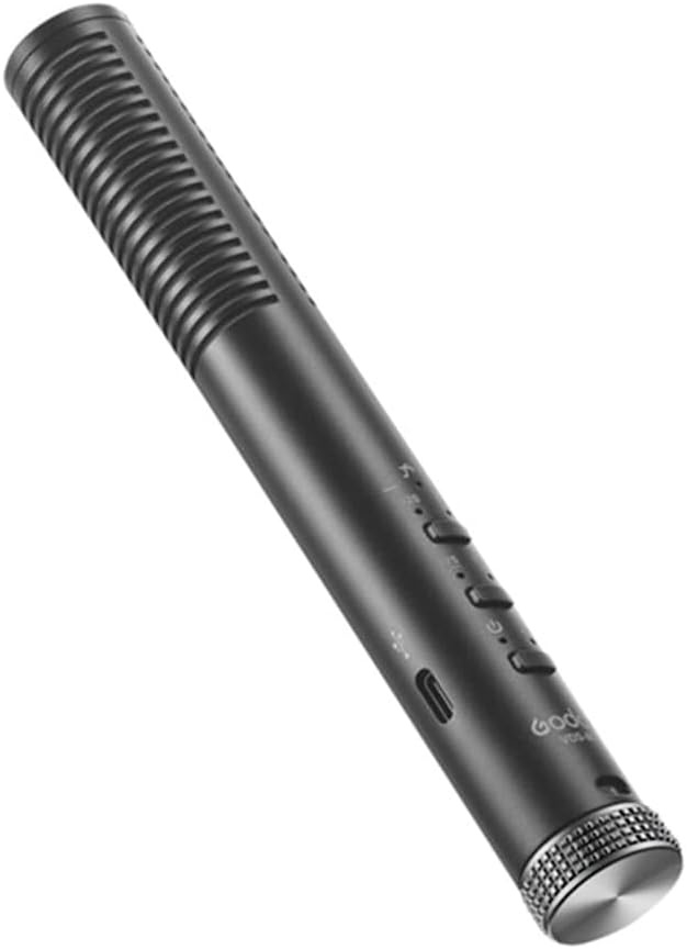 GODOX VDS-M2 Supercardioid Condenser Shotgun Microphone (Black) | Safety Channel and dB Peak Warning Light, Superior Sound Experience, Dual Use for All Your Needs, Tailor Sound as You Like - Image 4