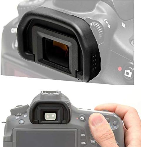 ULBTER EB Eyepiece Eyecup for Canon EOS 90D/80D/70D/60D/50D/40D/20D [2Pack] | Viewfinder Eye Cup for Canon 5D Mark II/5D Mark I/6D Mark II/6D Mark I with Hot Shoe Cover - Image 5