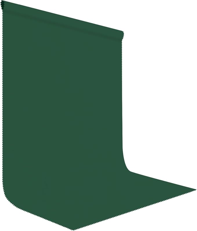 Dark Green Photography Backdrop for Photoshoot, Fabric 10x20ft | Polyester Studio Photo Backgrounds, Non Reflective, Easy to Hang, for Portrait Shoot, Product, Party Decor, Video Creation by LYLYCTY