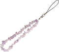 Phone Charms Chain Strap CelllPhone Lanyard Wrist Strap Natural Gem Stone Charms for Phone Women Girls(3) by Poagoep