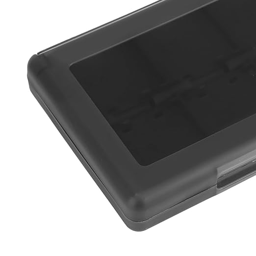 28-in-1 PP Game Card Case Holder - for Nintendo 3DS/DSL/DSI/LL, Cartridge Storage Box with 22 Slots + SD/TF Card Holders + Stylus Organizer(Black) - Image 7