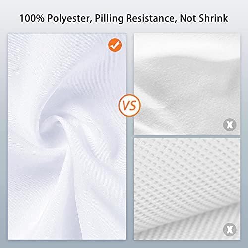 7x10 FT White Photo Backdrop 100% Polyester Photography Background | Non-Reflective, Wrinkle-Resistant, Foldable Washable White Backdrop for Professional Photoshoot Portraits Party Video Studio - Image 4